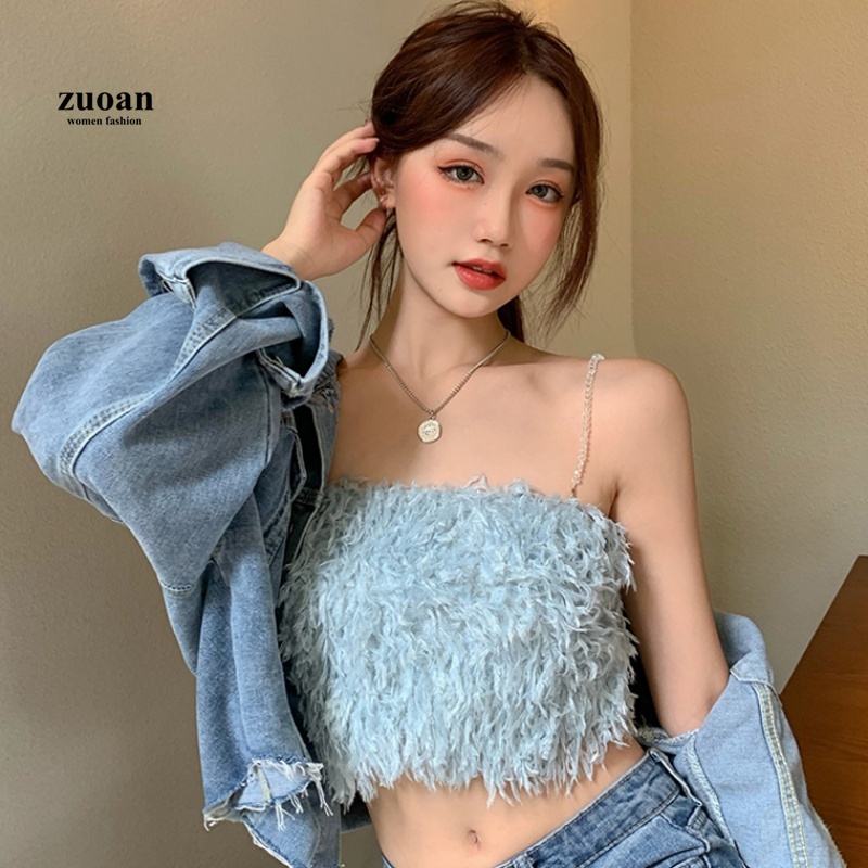 SUXI Áo dây phong cách Hàn Quốc gợi cảm cho nữ