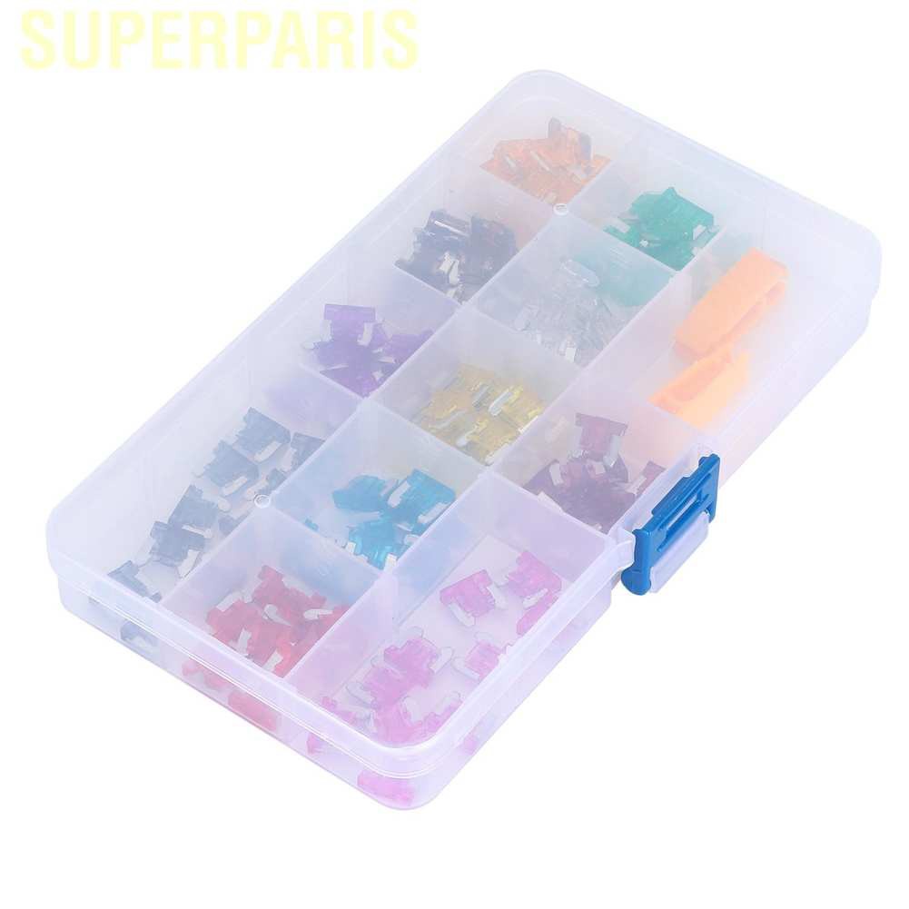 Set 110 Cầu Chì Hợp Kim Kẽm Mini Kèm 2 Kẹp Tiện Dụng Cho Xe Hơi