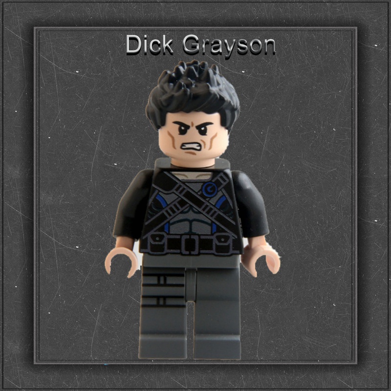 Bộ Đồ Chơi Lắp Ráp Mô Hình Nhân Vật Adam Shazam Màu Đen/Xám