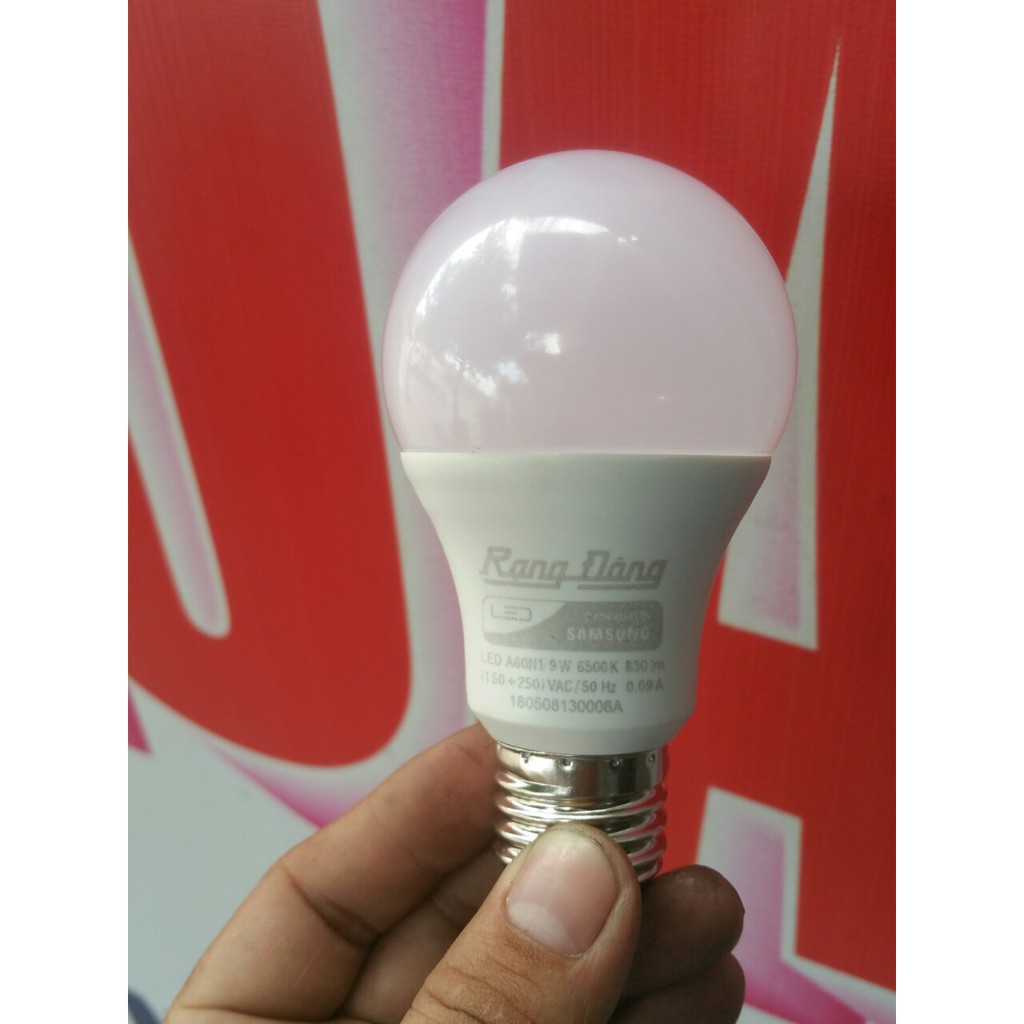 Bóng đèn LED BULB 9W Rạng Đông, Chip LED SAMSUNG-Model A60N1/9W