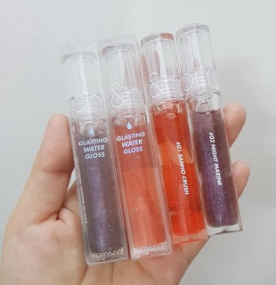 ( sẵn ) Son tint bóng nhũ 𝐑𝐎𝐌𝐀𝐍𝐃 𝐆𝐋𝐀𝐒𝐓𝐈𝐍𝐆 𝐖𝐀𝐓𝐄𝐑 𝐆𝐋𝐎𝐒𝐒 2020