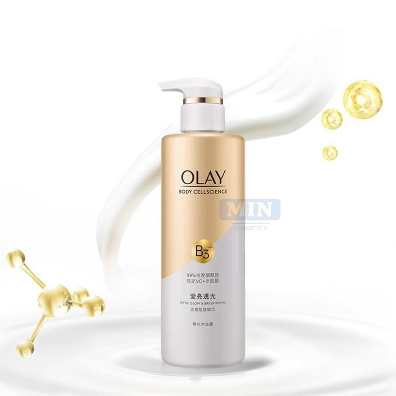 Sữa tắm Olay Vitamin B3 và Vitamin C dưỡng trắng da 500ml