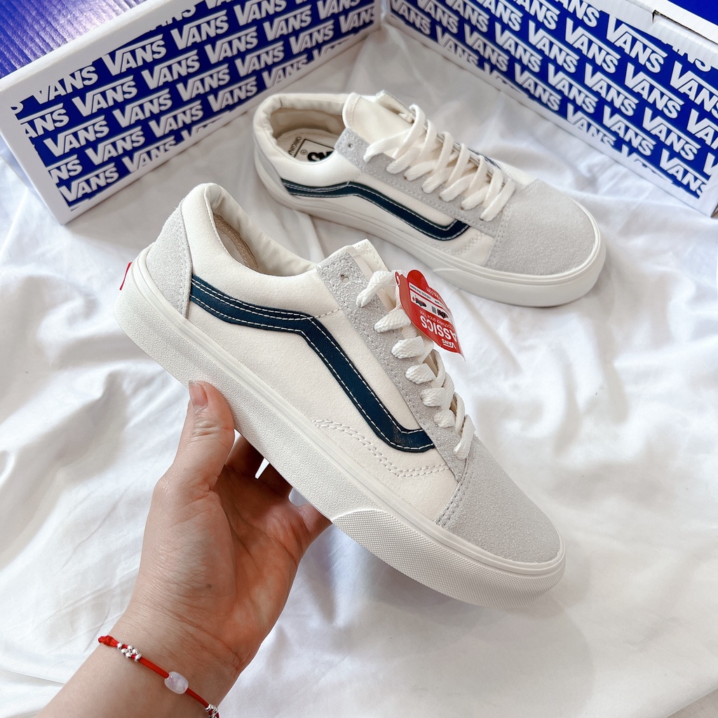 Giày Thể Thao Nam Nữ Ngô Thắng Van Da Lộn Đế Bằng Ma Sát Tốt