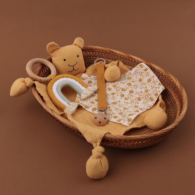 Bộ Núm Ti Giả Màu Cầu Vồng Xinh Xắn Cho Bé Sơ Sinh