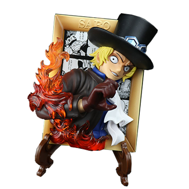 Nam Châm Trang Trí Tủ Lạnh Hình Nhân Vật Luffy Ace 3d Diy