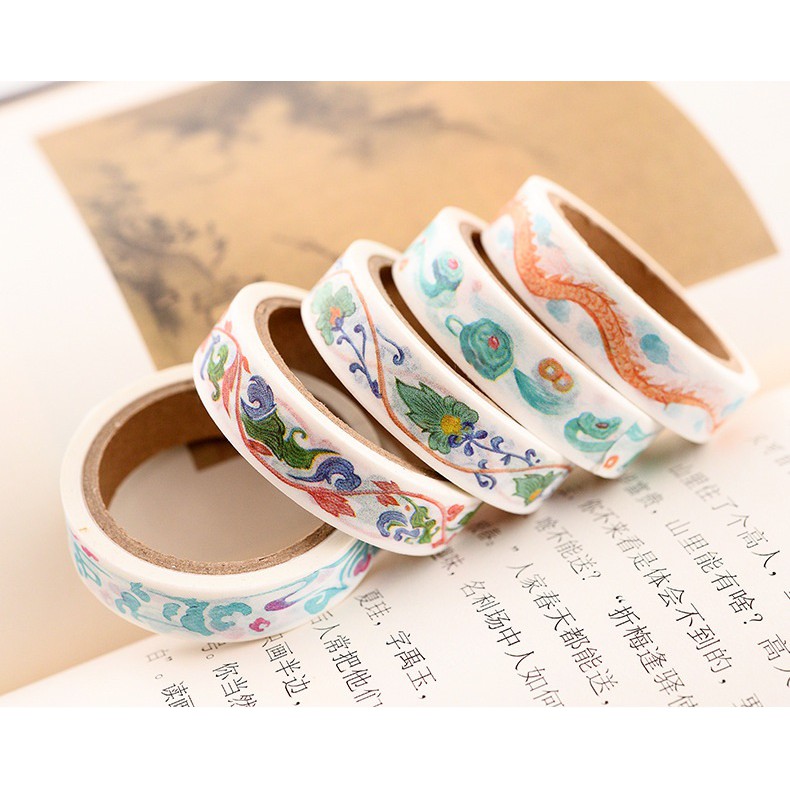 Băng dính washi tape họa tiết Hoàng cung WST122