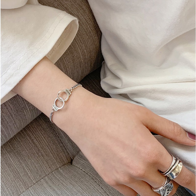 Vòng Tay Thiết Kế Đơn Giản Phong Cách Retro Hàn Quốc