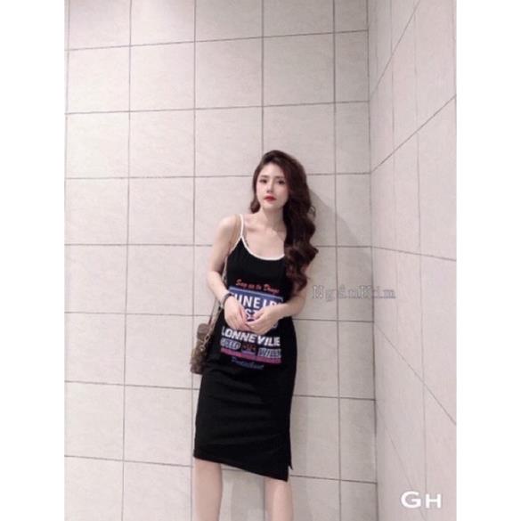 Đầm Suông in chữ Tune up, mẫu hot