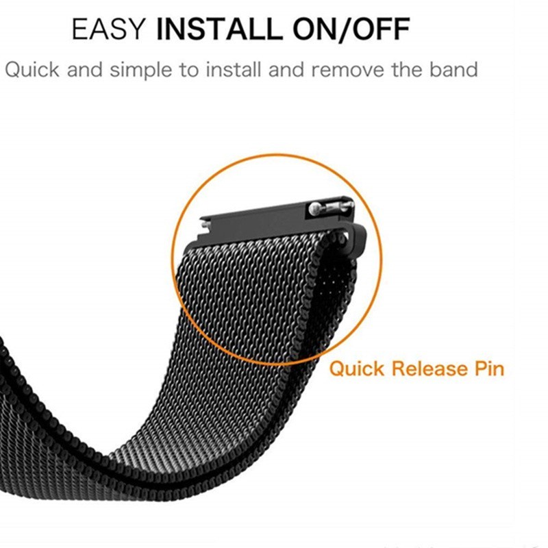 Dây Đeo Inox Cho Đồng Hồ Thông Minh BeU Active 1 BeU Sporty 1 befit sporty 2 Pro