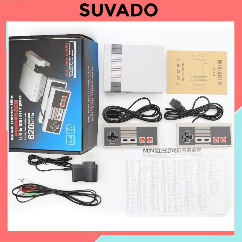 Máy chơi game NES 620 Game Truyền thống cổng AV tặng 2 tay cầm 4 phím