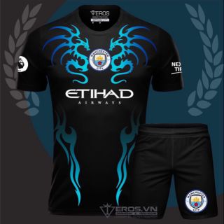 Quần áo bóng đá CLB Man city mẫu galasy hot