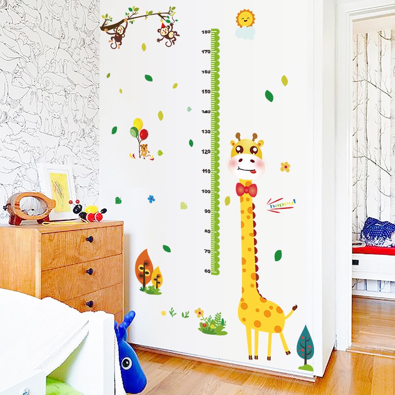 Decal thước đo hươu cao cổ - DC161