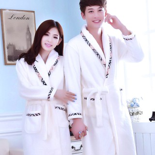 Áo choàng tắm lông cừu tay dài cho cả nam và nữ
