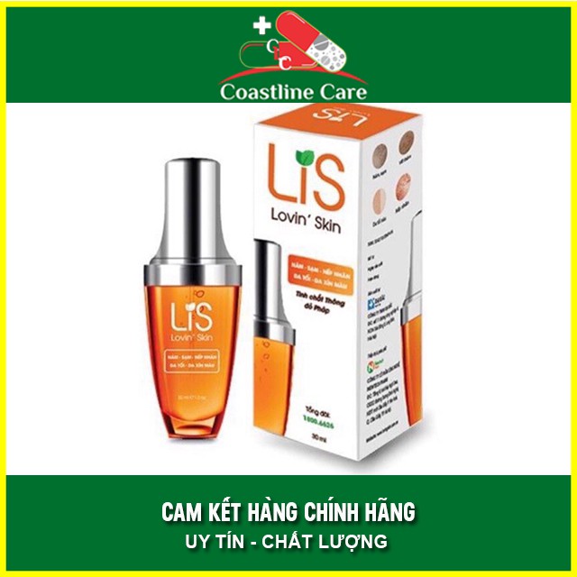 Gel Dưỡng Da Thông Đỏ Pháp LiS Lovin' Skin - Giúp làm mờ vết nhăn, vết thâm, sạm, nám, tàn nhang