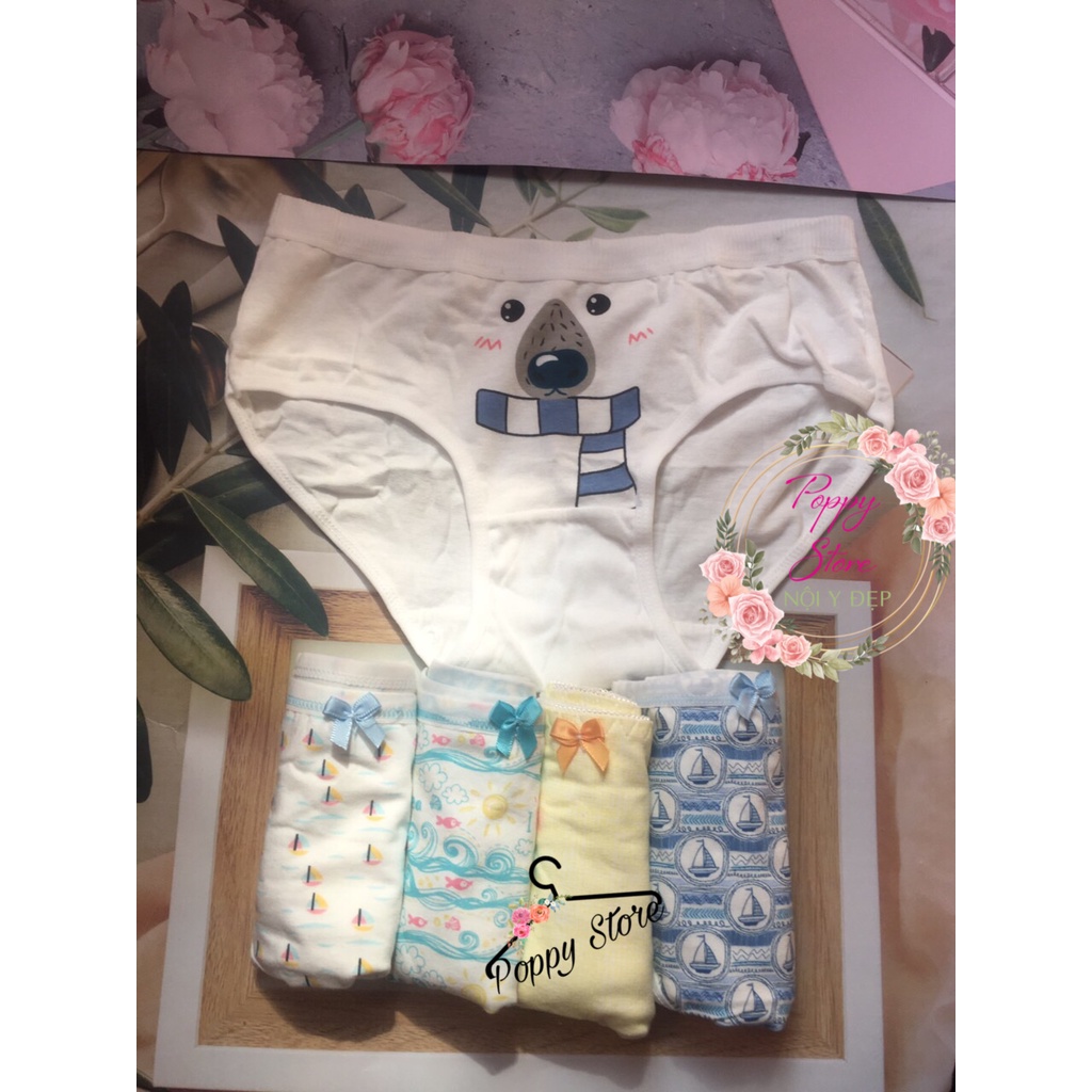 Quần lót nữ ⚠️Mã AT45 / CHE TÊN SẢN PHẨM ⚠️ Combo 5 Quần lót mềm mịn chất liệu cotton, thấm hút, co giãn 4 chiều