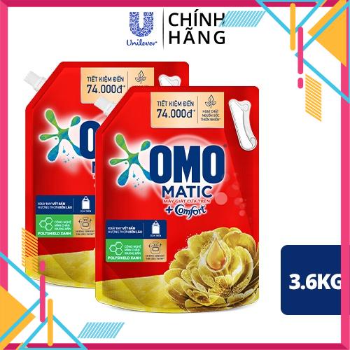 Nước giặt OMO MATIC hương Comfort máy giặt cửa trên 3,6kg