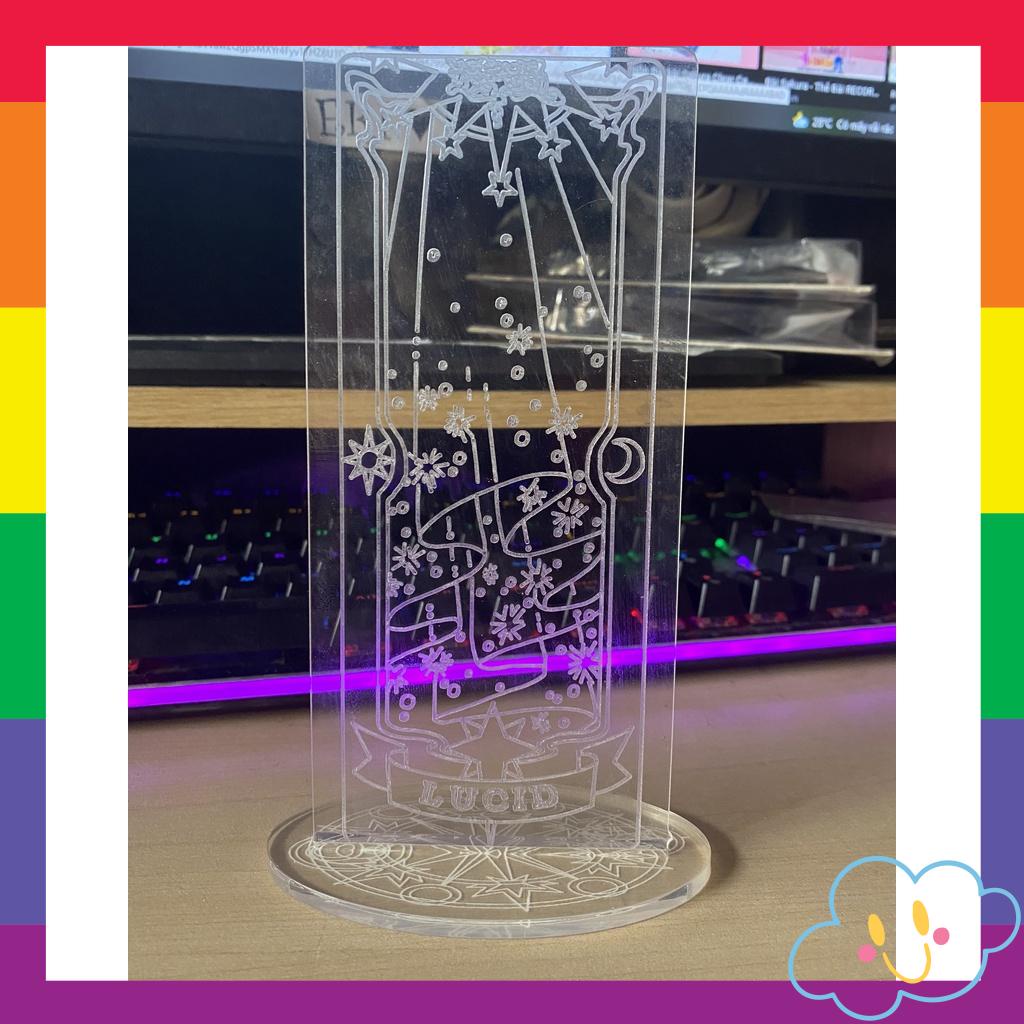 Tấm Mica Sakura Clear Card - Mặt Sau -Vàng