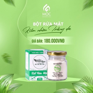 Bột rửa mặt kiềm dầu, kiềm nhờn, trắng da, hỗ trợ chữa mụn