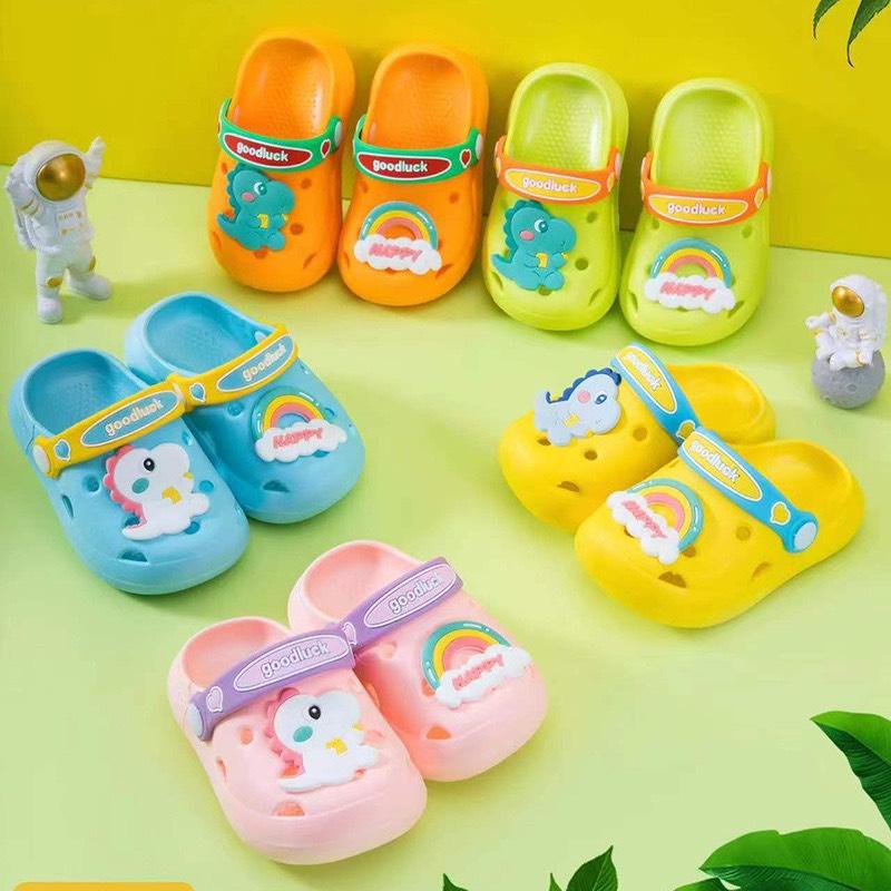 Dép Crocs, Dép sục Cầu Vồng Cho Bé Gái Bé Trai Size Từ 1 Đến 3 Tuổi -Shop Mẹ Khoai
