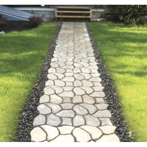 Khuôn gạch sân vườn 43x43x4cm tặng kèm gáo xúc bằng nhựa