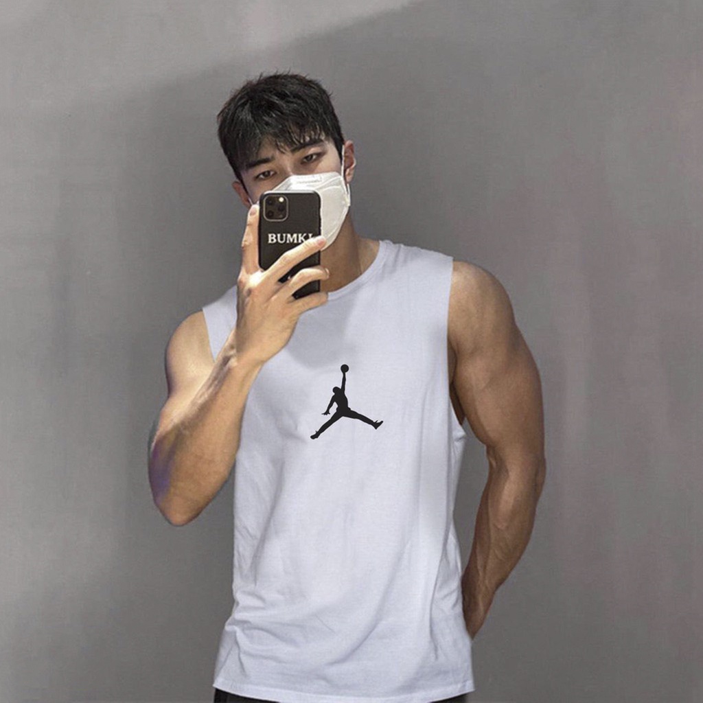 Áo Ba Lỗ Tập Gym Sát Nách Thể Thao Nam Nữ Chất Liệu Thun Lạnh Thái Cao Cấp TANKTOP Cậu Bé Bóng Rổ