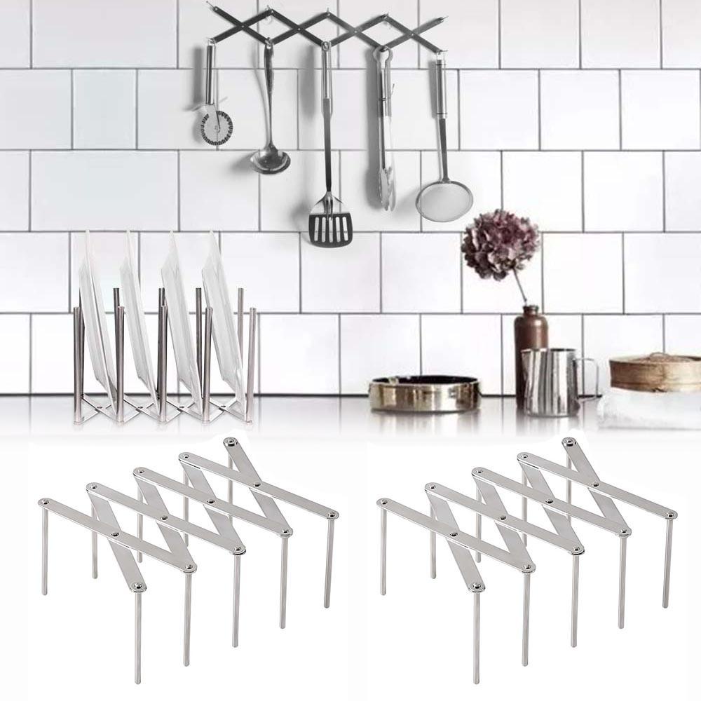 Giá Úp Chén Đĩa Ráo Nước Có Thể Gấp Gọn Tiện Dụng Cho Nhà Bếp