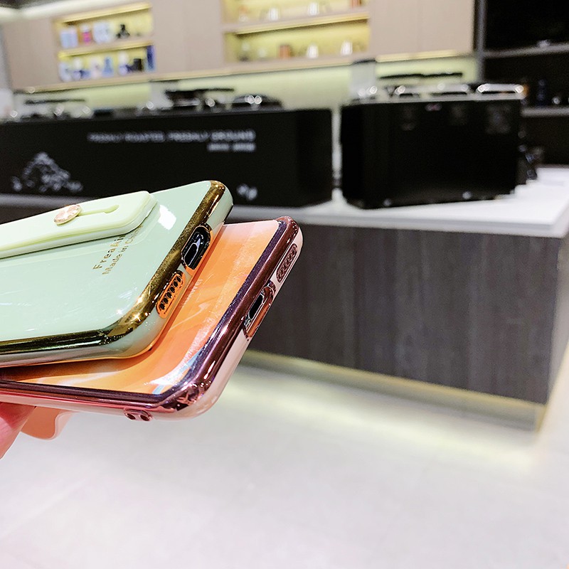 Ốp điện thoại QIANZI silicon có giá đỡ cho Samsung A51 A71 A70 A10 A20 A30 A50 A10S A20S A30S A50S A6 Plus A7 A8 2018