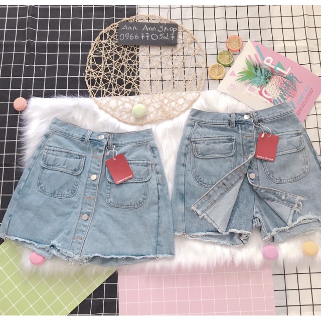 Quần short giả váy jean - QU - HA