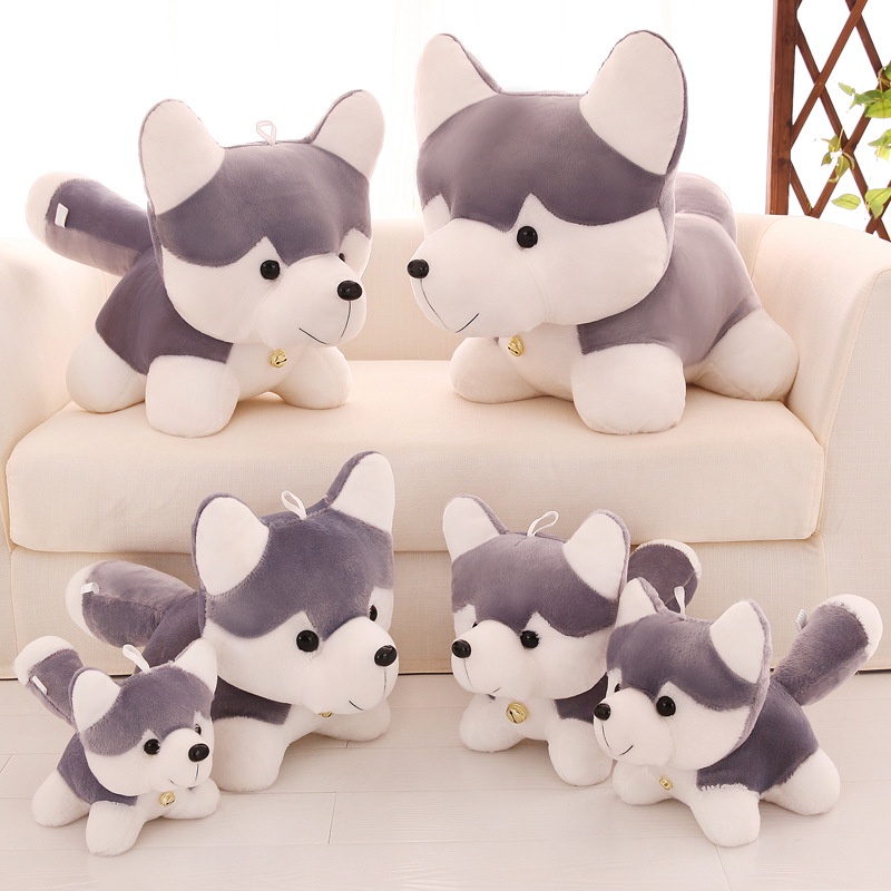 Thú Nhồi Bông Hình Chú Chó Husky Sáng Tạo