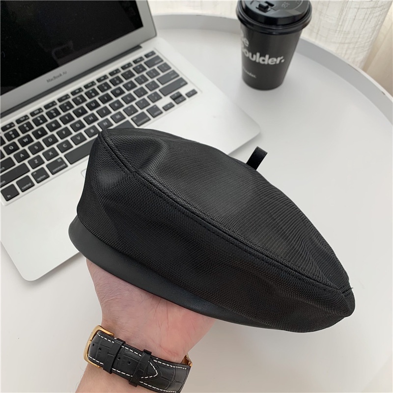 Mũ Beret Màu Sắc Trơn Phong Cách Nhật Bản Thời Trang Mùa Hè Cho Nữ