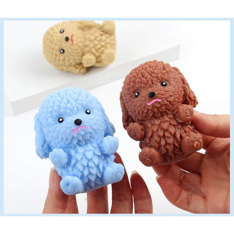 GẤU TEDDY Squishy Mochi ĐỒ CHƠI bóp tay mềm mịn dễ thương chân thực giảm stress co dãn đàn hồi ngộ nghĩnh bóp giải trí
