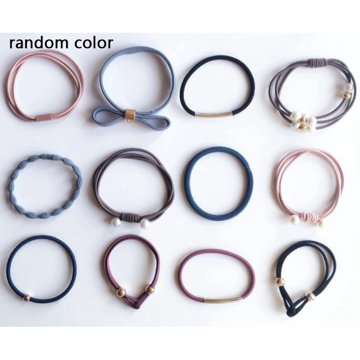12 Dây Cột Tóc Kiểu Dáng Hàn Quốc