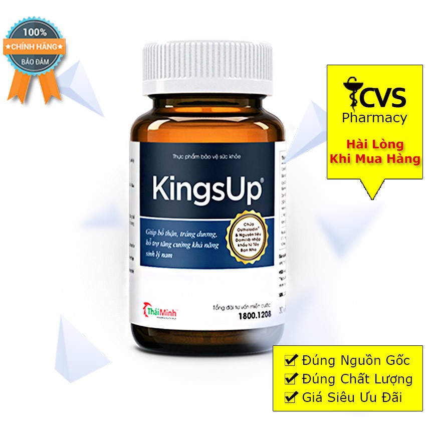 KingsUp - Viên Uống Giúp Tăng Cường Sức Khỏe Sinh Lý Nam Giới