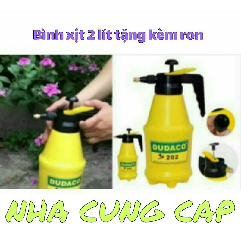 (GIÁ HỦY DIỆT) BÌNH XỊT NHỰA CAO CẤP DUDACO 2L