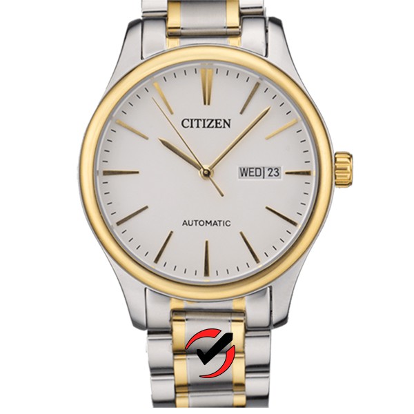 [Mã HANGHIEU5 giảm 15% đơn từ 500K] Đồng Hồ Cơ Nam Citizen Lộ Máy Giá Rẻ Kim Loại Bạc Chống Nước Chống Xước Automatic