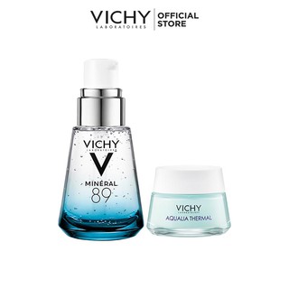 Bộ Dưỡng Chất (Serum) Khoáng Vichy Mineral 89 30ml và mặt nạ ngủ Vichy Aqualia Thermal Night Spa 15ml