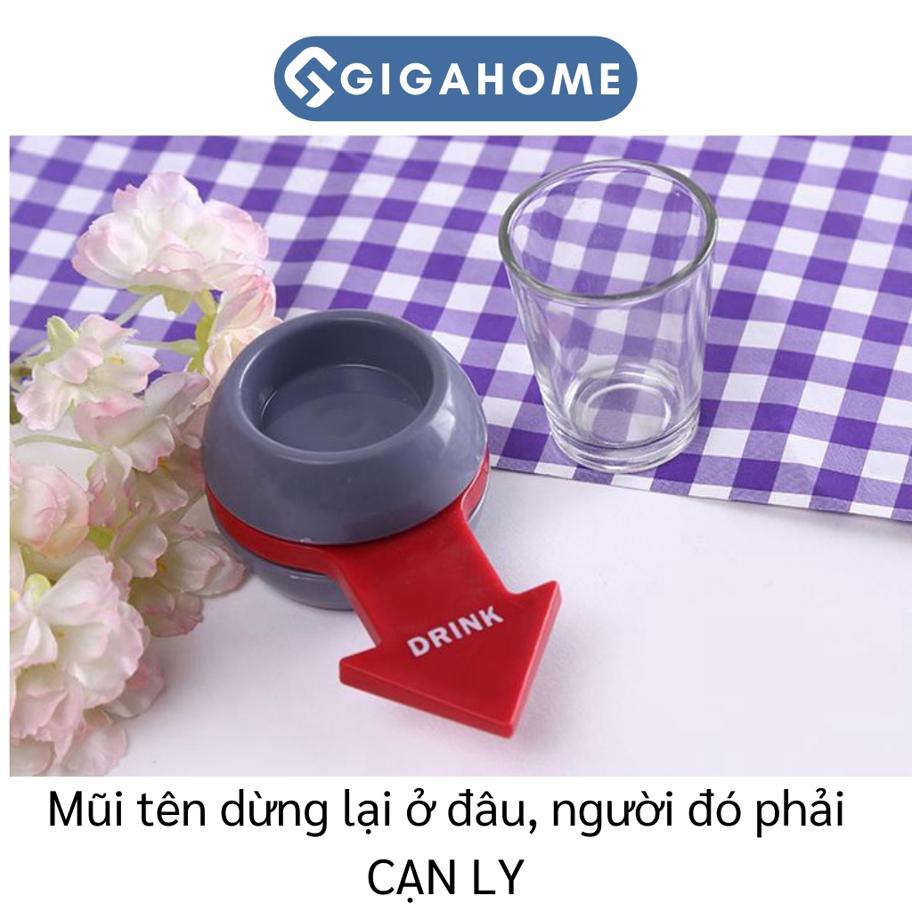 Mũi tên xoay uống rượu, bia gigahome vui nhộn thích hợp cho các buổi tiệc - ảnh sản phẩm 6