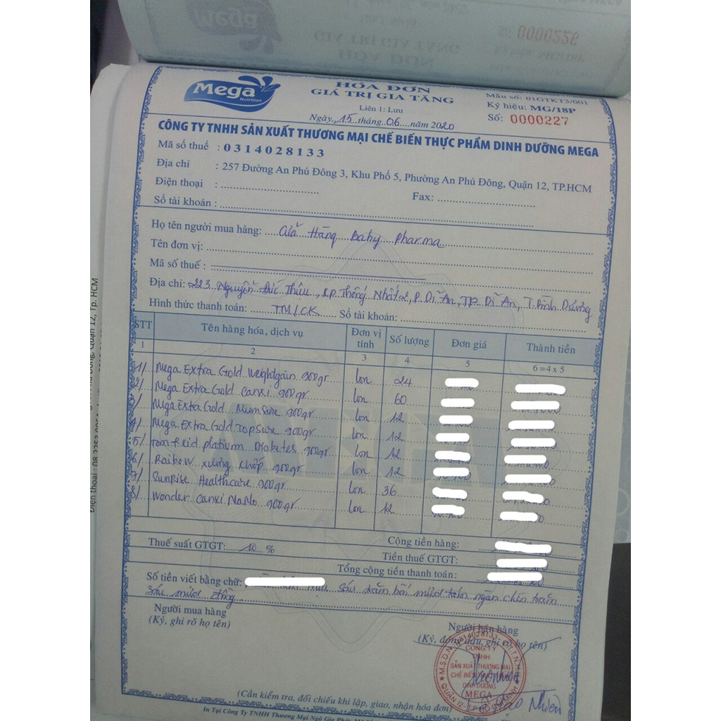 Sữa bột tăng cân hiệu quả Mega Extra Gold Weight Gain 900g