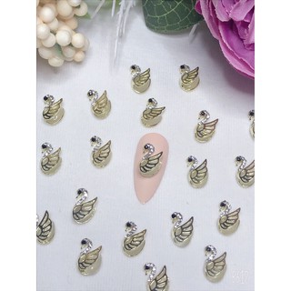 Cham nail - cham con hạc- đẹp - phụ kiênn nail