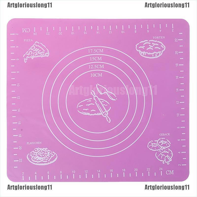 【COD•artg】Non-Stick Silicone Mat Rolling Dough Liner Pad Pastry Cake Bakeware