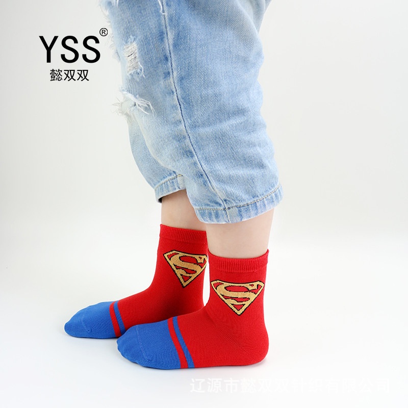 Sét 5 đôi tất len cổ cao siêu nhân  cho bé trai từ 1-6 tuổi.  Combo 5 đôi tất đủ màu siêu anh hùng