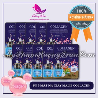 Bộ 10 Mặt Nạ Giấy Collagen Malie Ultra Hydrating Essence Mask - Chính Hãng Hàn Quốc