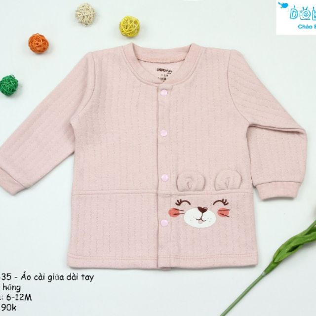 Áo thu đông cho bé, size 6-12m