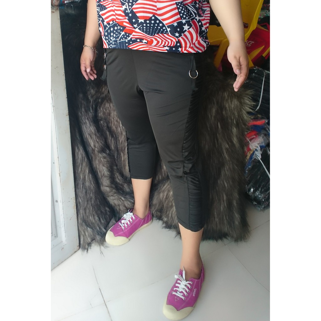 quần lửng phối khoen bigsize