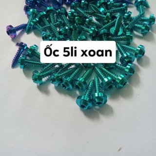 Ốc GR5 xanh lục bảo xoắn