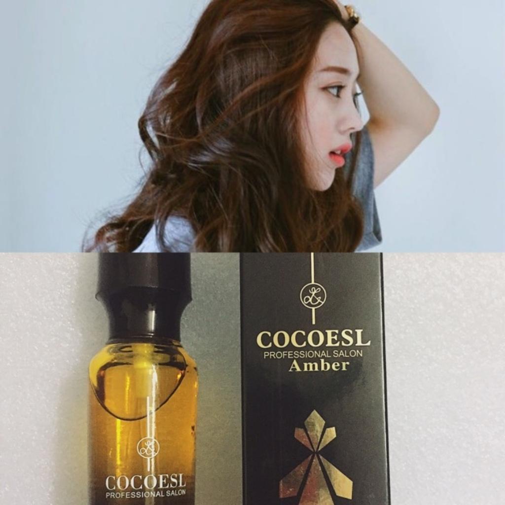 Tinh Dầu Dưỡng Tóc Cocoesl Amber 60ml Cao Cấp  Phục Hồi Tóc Hư Tổn Chẻ Ngọn 100% Tinh Dầu Nguyên Chất Macadamia