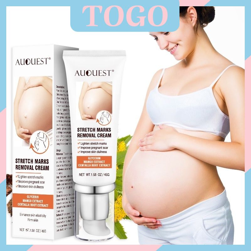 ☀☀☀ AUQUEST Pregnant Belly Line Cream Cross-border Belly Firming Cream Reduce Postpartum Obesity Stretch Mark Repair Cream ☝☝☝
