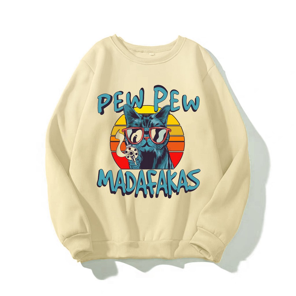 ÁO SWEATER NAM NỮ IN KC1 (NHIỀU MÀU) CHẤT LIỆU VẢI NỈ BÔNG SIZE TỪ 35-70kg