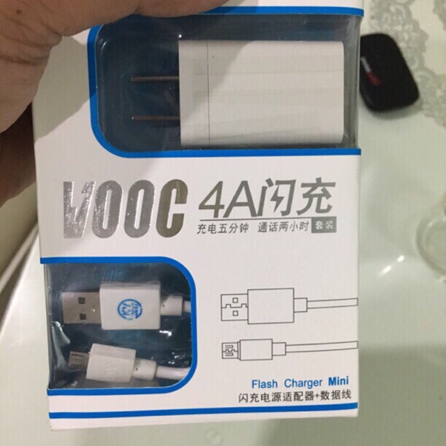 Bộ sạc android chuẩn đầu ra 2A OPPO , Android