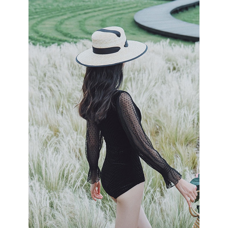 Bộ đồ bơi một mảnh tay dài thời trang quyến rũ cho nữ